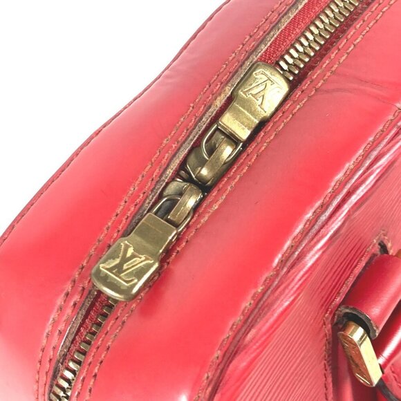 LOUIS VUITTON M52047 Epi Sablon Bag Tote Bag Hand Bag Epi Leather Castilian red - Picture 5 of 16